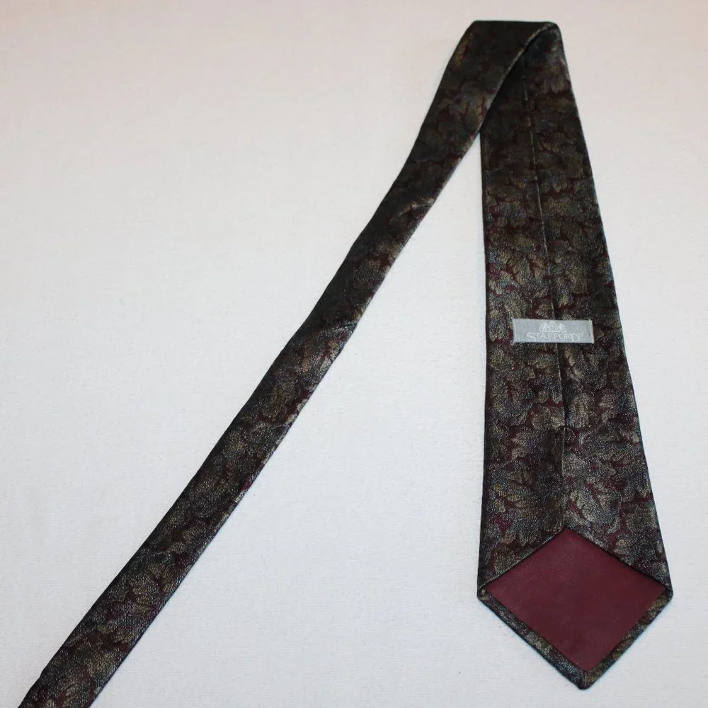 4 Stafford & Stafford Executive 100% silk neckties abstract floral classic lot